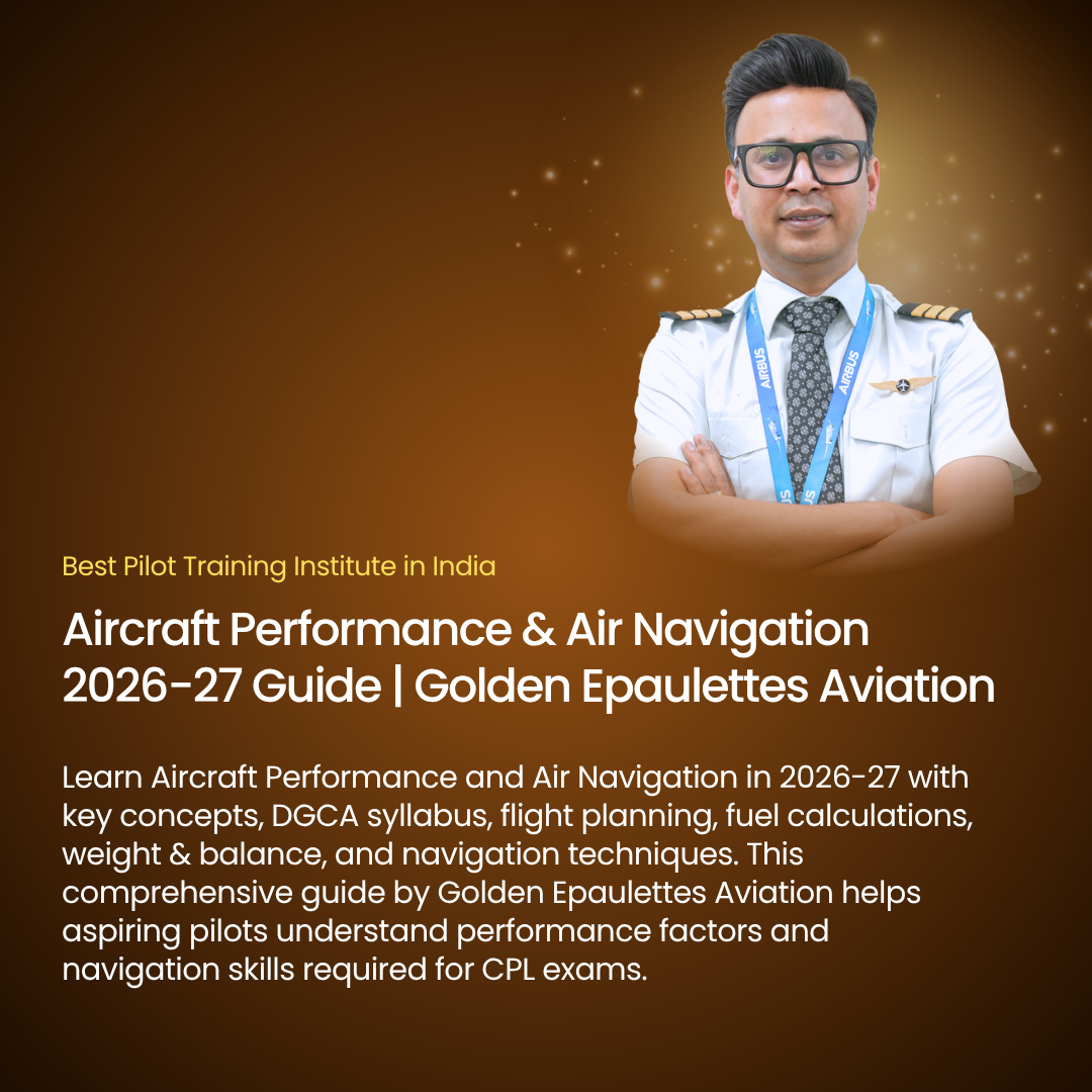Aircraft Performance & Air Navigation 2026-27 Guide | Golden Epaulettes Aviation